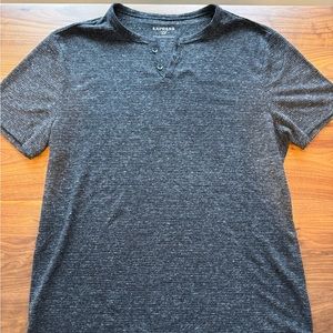 Express Textured Henley Tee